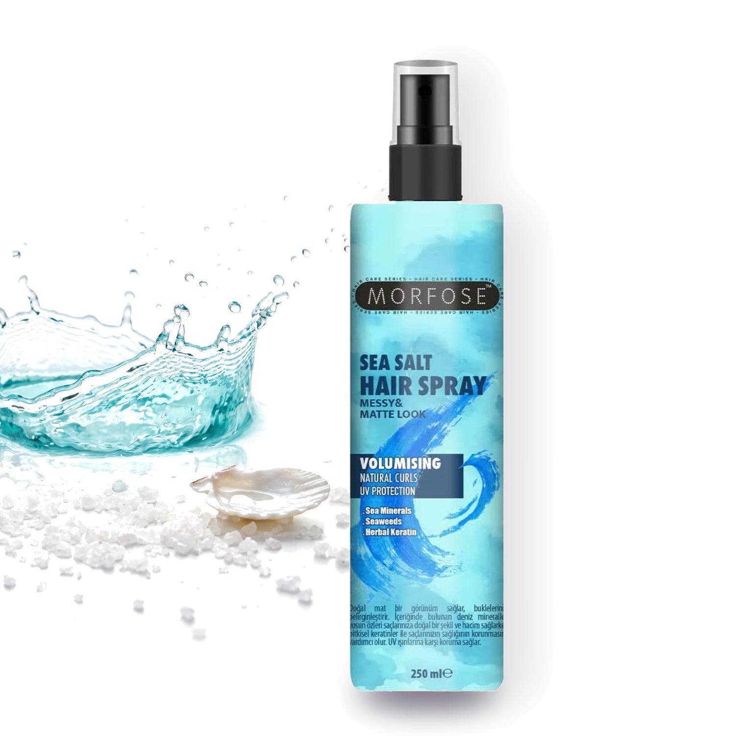 Morfose Sea Salt Spray product photo on a white background