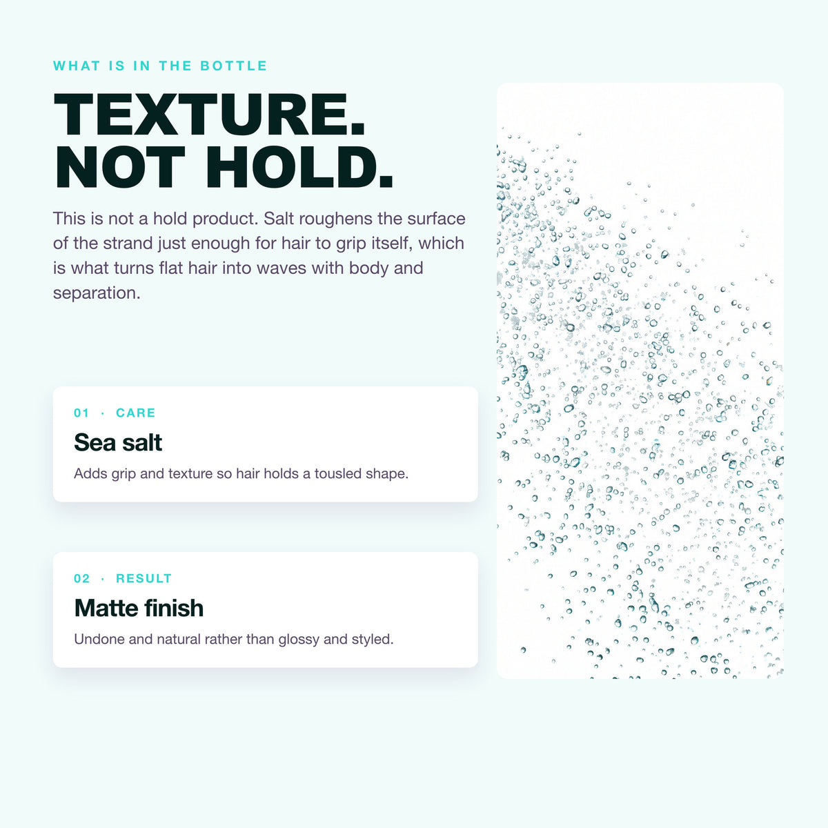 Morfose Styling Sea Salt Spray: sea salt and matte finish