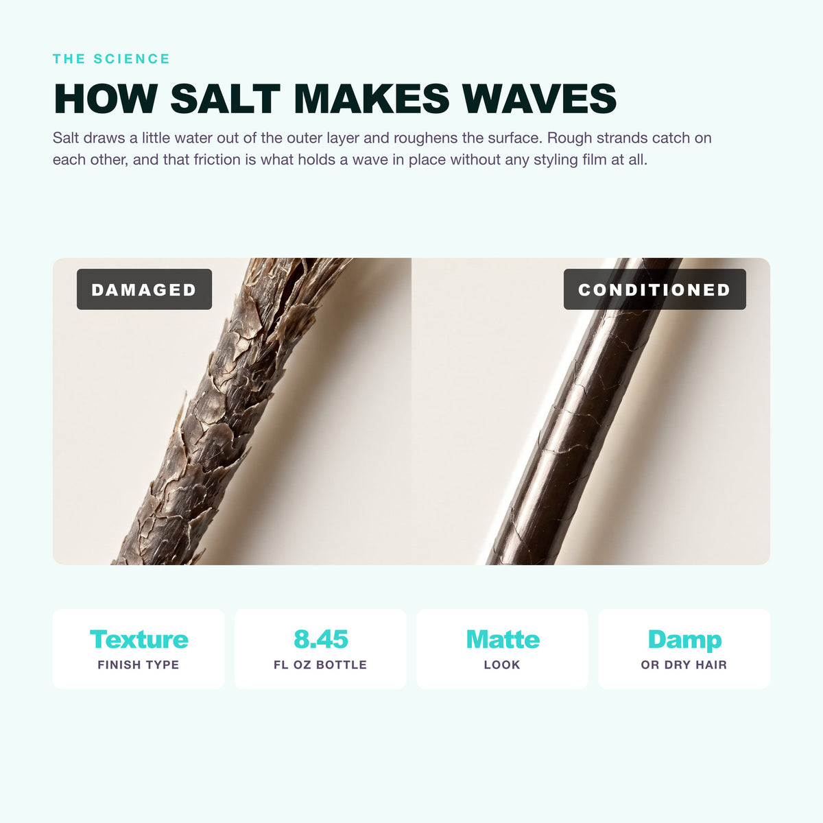 Morfose Styling Sea Salt Spray: how salt makes waves