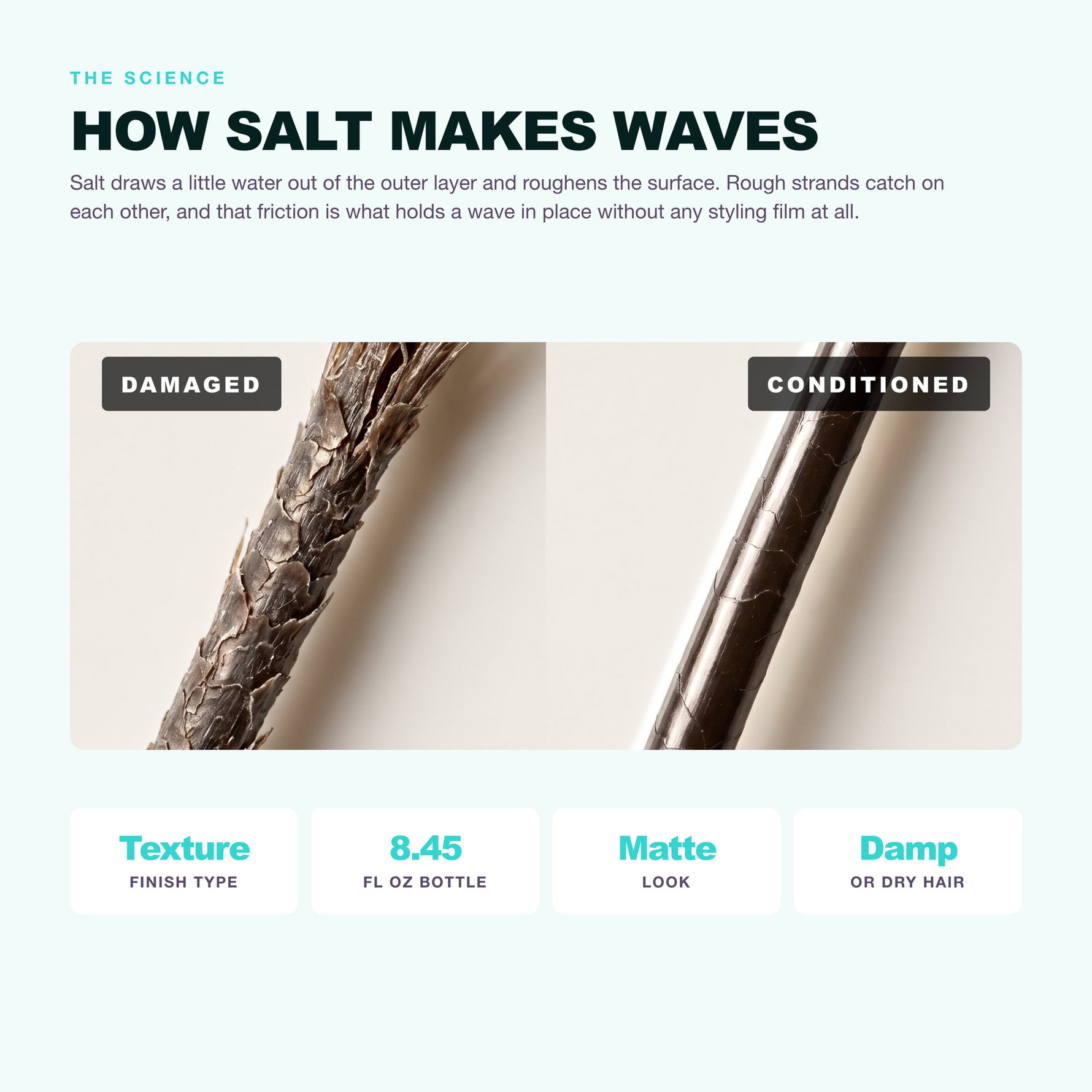 Morfose Styling Sea Salt Spray: how salt makes waves