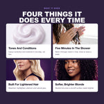 Morfose Professional Silver Hair Mask benefits: Tones And Conditions, Five Minutes In The Shower