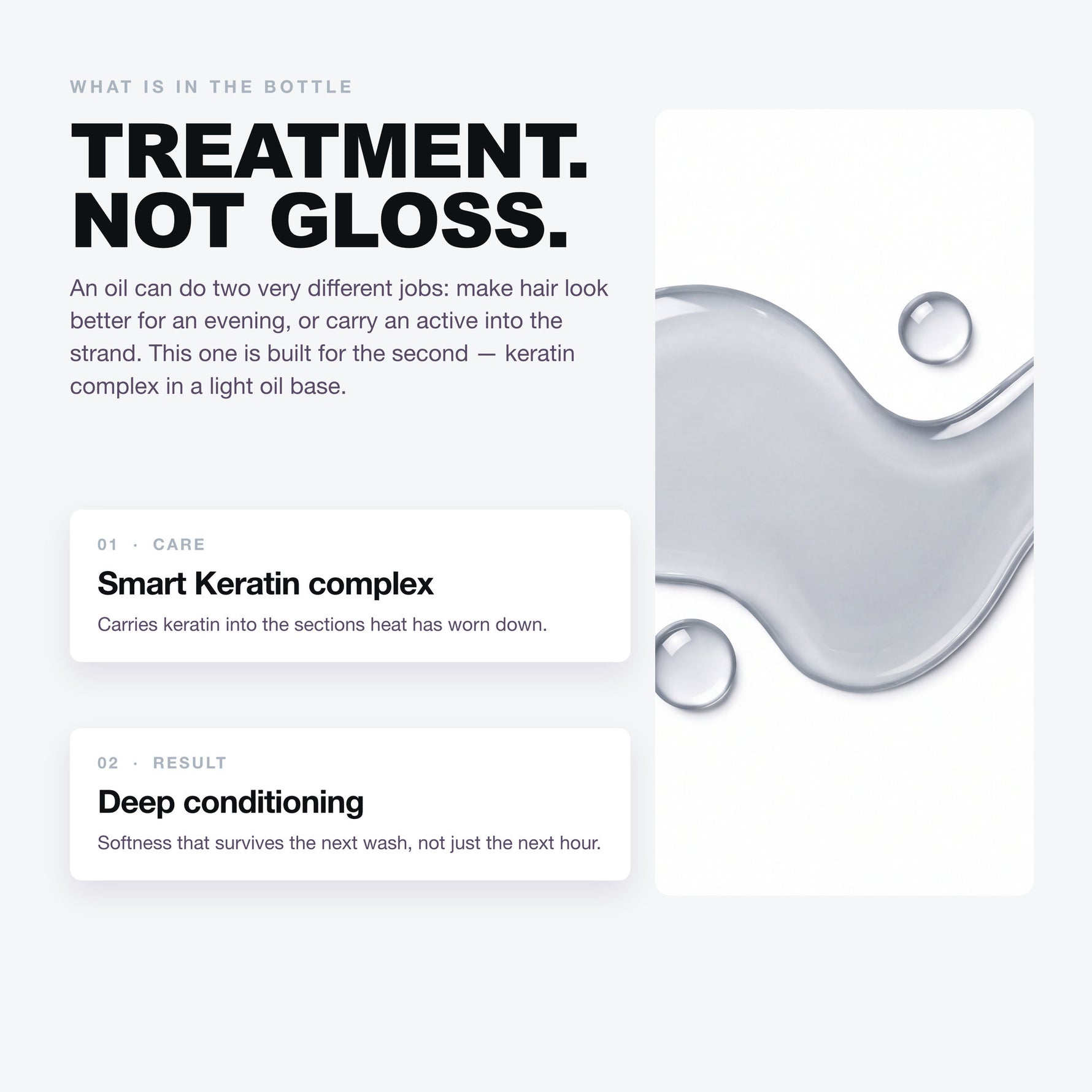 Morfose Oils and Serums Keratin Hair Oil: smart Keratin complex and deep conditioning