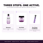 Morfose Supreme routine: shampoo, hair mask, two-phase conditioner