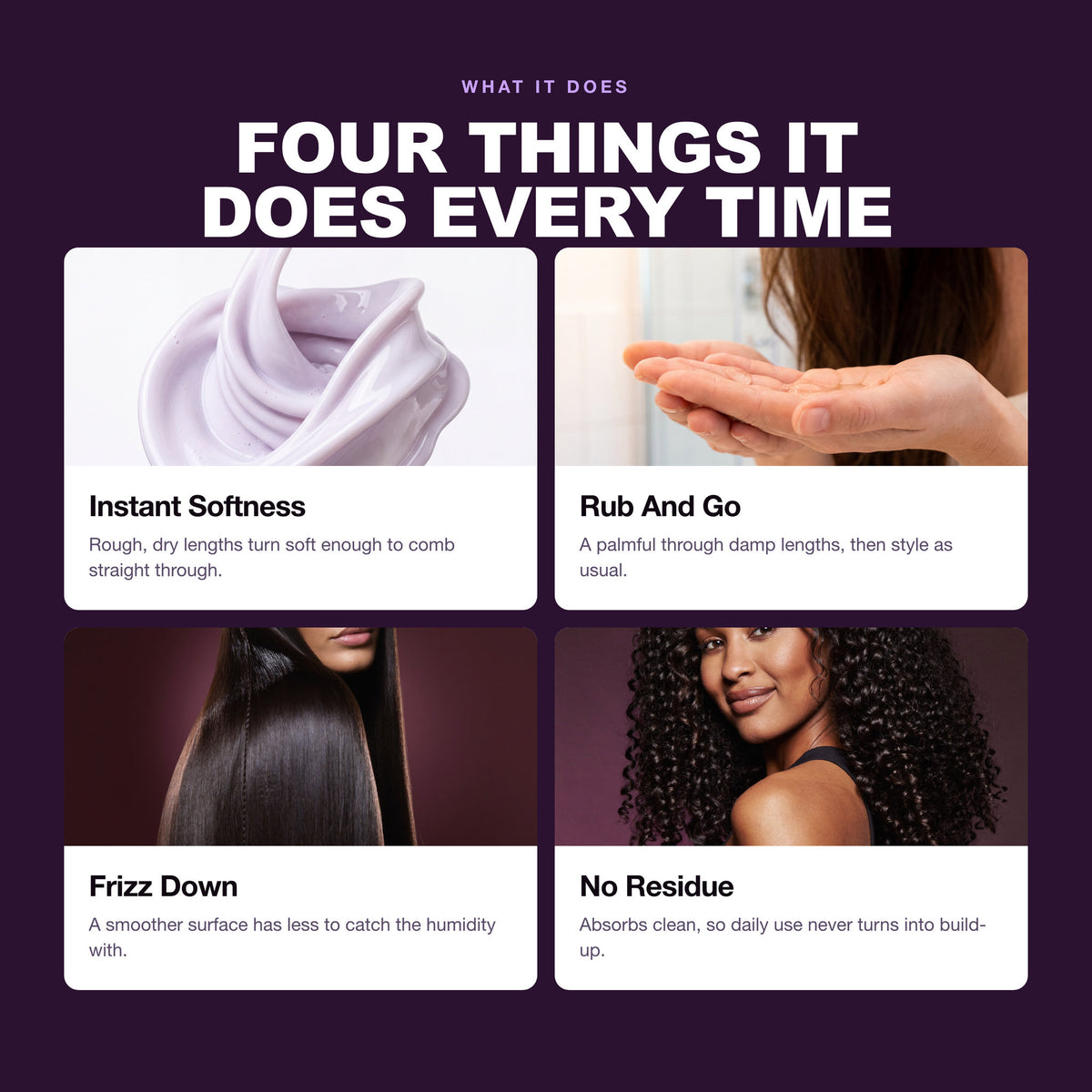 Morfose Supreme Hair Milk benefits: Instant Softness, Rub And Go, Frizz Down