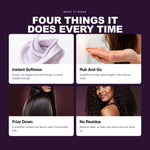 Morfose Supreme Hair Milk benefits: Instant Softness, Rub And Go, Frizz Down