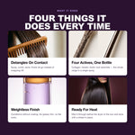 Morfose Supreme leave-in benefits: Detangles On Contact, Four Actives, One Bottle