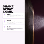 How to use Morfose Supreme leave-in: shake, spray, comb