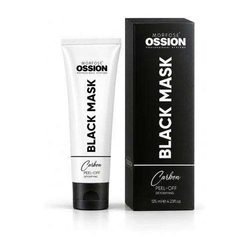 Ossion Black Mask tube with its box, 125 ml, on a white background
