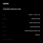 Ossion Heat Protectant: size, when to use it, what to avoid and origin