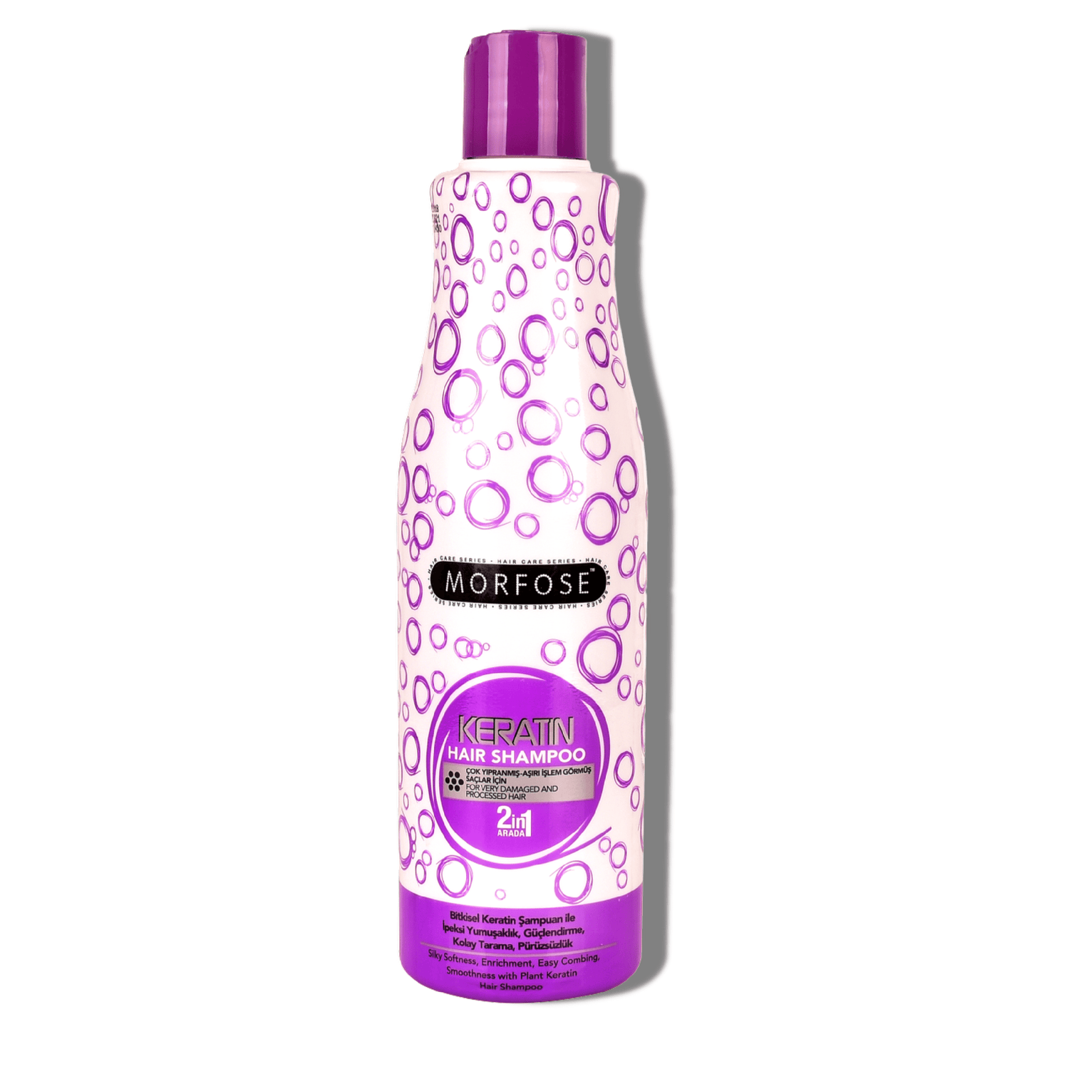 Morfose Professional Keratin Creamy Hair Shampoo for Dry, Damaged, or Brittle Strands, 12 Essential Amino Acids and Proteins, Repairs and Protects, fuller, healthier, softer look, Eliminates Dryness, Damage, and Split Ends, 1000 ml - themorfose