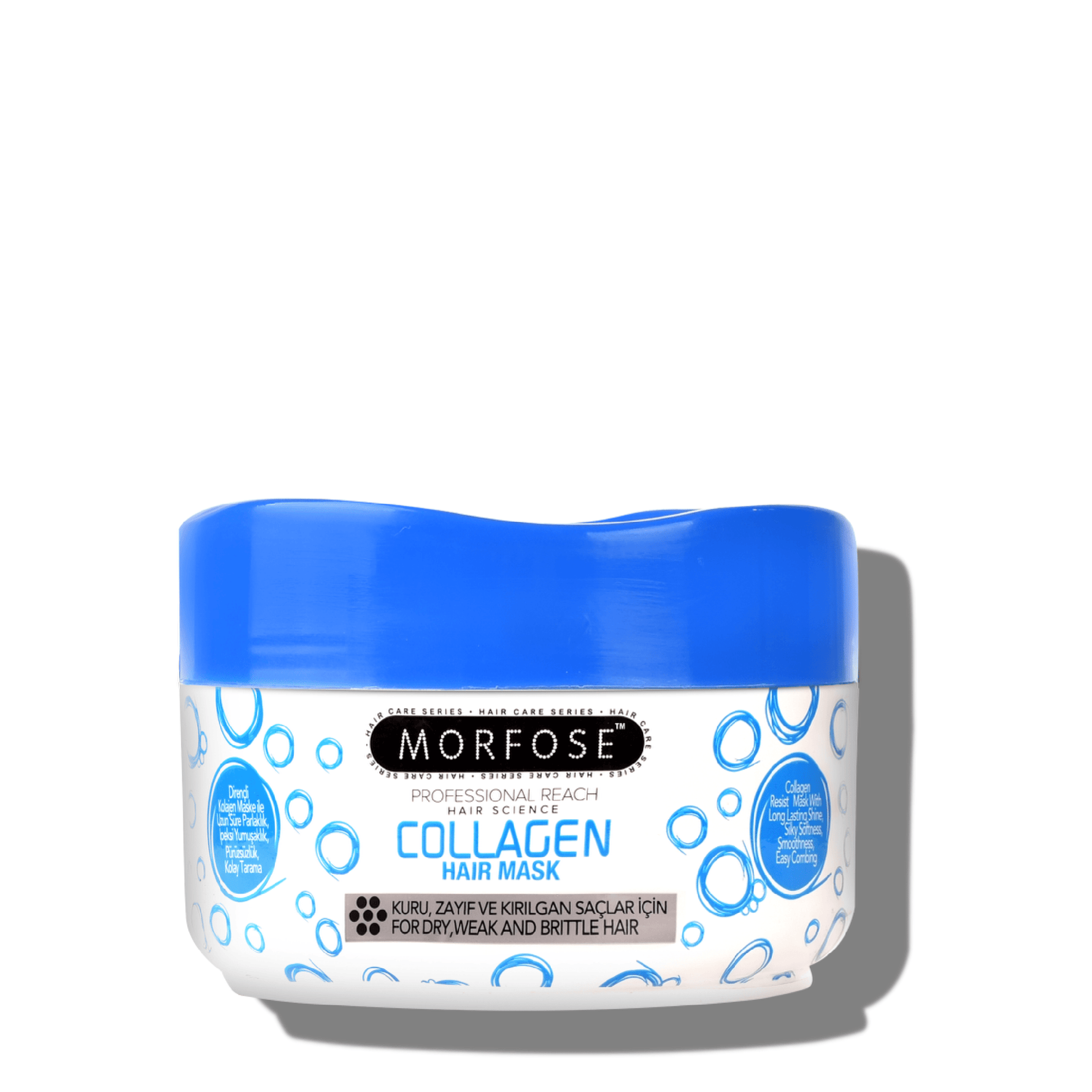 Morfose Professional Collagen Hair Mask for Dry, Damaged or Brittle Hair, Restores and Nourishes, Infused with Natural Collagen and Vitamins, Softens and Smoothens, 16.91 Fl oz - themorfose