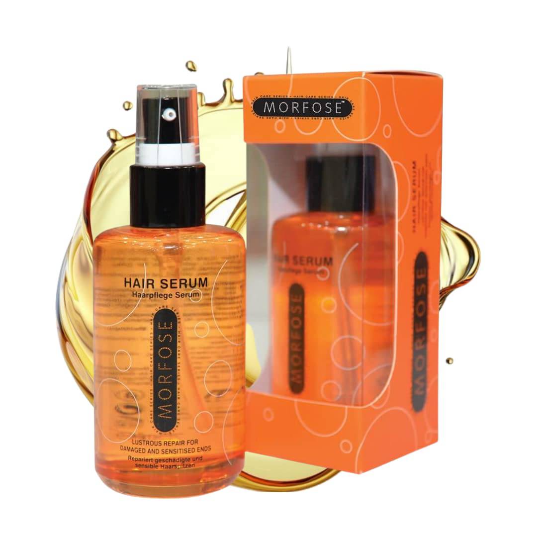 Morfose Anti Frizz Hair Serum to Eliminate Frizz, Lock In Moisture, and Restore Shine, Prevent Split Ends and Dry Damage, Smoothing Serum for Hair, Silky Softness Hair, Shine and Radiance, 75 mL - themorfose