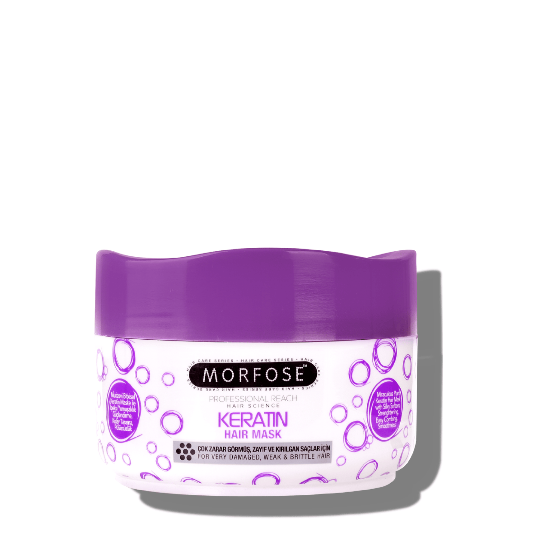 Morfose Keratin Hair Mask, Hair Mask for Dry Damaged Hair and Growth, Deep Conditioner for Dry Damaged Hair, Deep Conditioner, Hair Treatment for Dry Damaged Hair, Hair Moisturizer, 16.9fl oz - themorfose