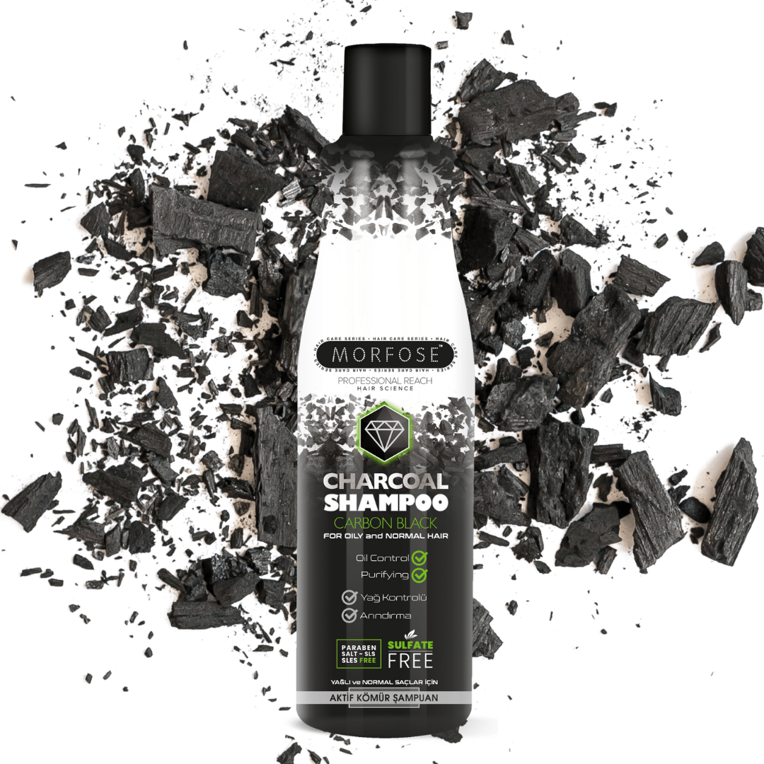 Morfose Professional Activated Carbon Hair Shampoo, Repairs and Protects, Fuller, Healthier, Softer Look, Eliminates Dryness, Damage, Removes Excess Oil on Hair and Scalp, 33.81 Fl oz… - themorfose