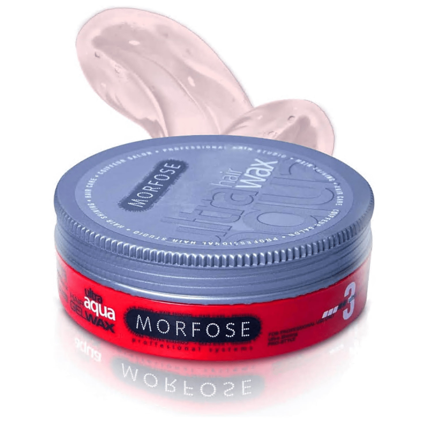 Morfose Professional Ultra Aqua Hair Wax with Extra Strong Hold, All Day Long, Hair Wax for Women and Men, Edge Wax, Gel Wax, Manage Flyaways, and Curls, Barra de Cera para el Cabello, 5.92 fl. oz. - themorfose